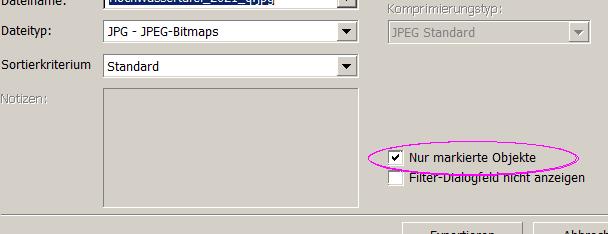 Corel Draw macht beim JPG-Export weisse R�nder oder Balken - Workaround